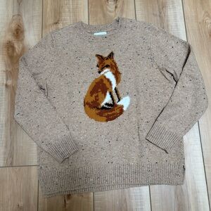 Beige Fox Sweater, size PL